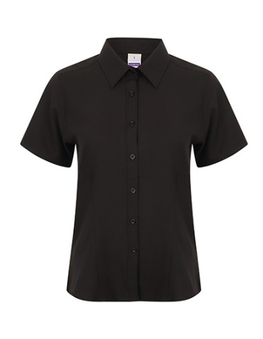 HEN-H596-Ladies Wicking Short Sleeve Shirt
